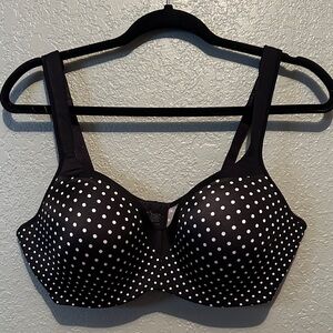 Playtex Black and White Polka Dot Bra 4823